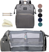 Kaka Essentials™ - 3-in-1 Diaper Bag Backpack with Portable Changing Station