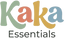 Colorful 'Kaka Essentials' logo on a white background