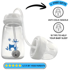 Kaka Essentials™ 3-in-1 Hands-Free Baby Bottle