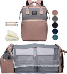 Kaka Essentials™ - 3-in-1 Diaper Bag Backpack with Portable Changing Station
