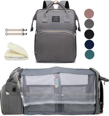 Kaka Essentials™ - 3-in-1 Diaper Bag Backpack with Portable Changing Station