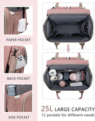 Kaka Essentials™ - 3-in-1 Diaper Bag Backpack with Portable Changing Station