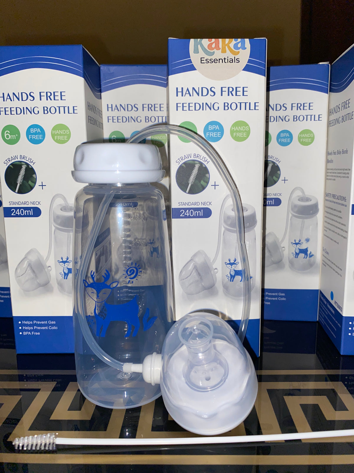KAKA ESSENTIALS™ Hands-Free Baby Bottle